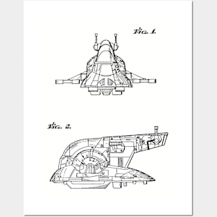 Toy Space Vehicle Vintage Patent Hand Drawing Posters and Art